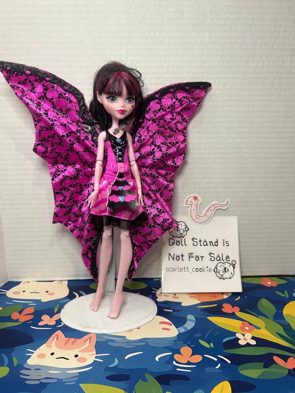 Monster High Draculaura Ghoul to Bat Doll Transforming Wings #10